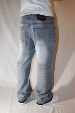 Load image into Gallery viewer, Grey Flared Jeans