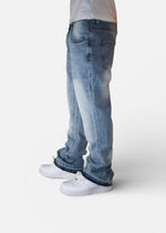 Load image into Gallery viewer, Blue Flared Jeans