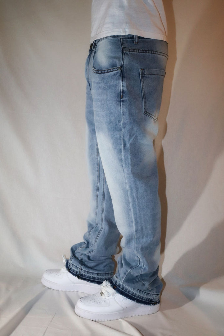 Blue Flared Jeans