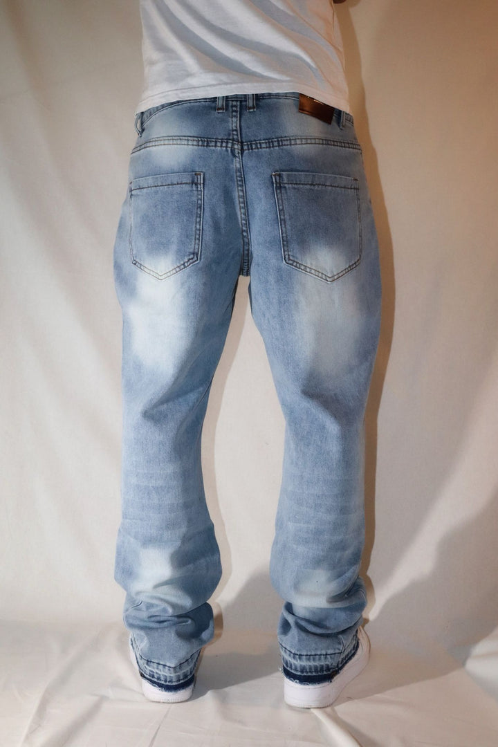 Blue Flared Jeans