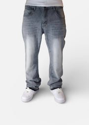 Grey Flared Jeans